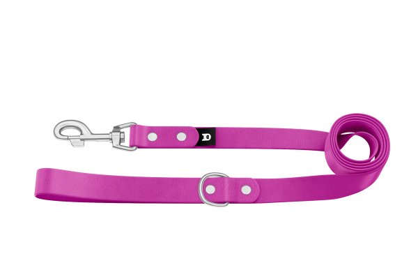 Dog Leash Basic: Light purple with Silver components