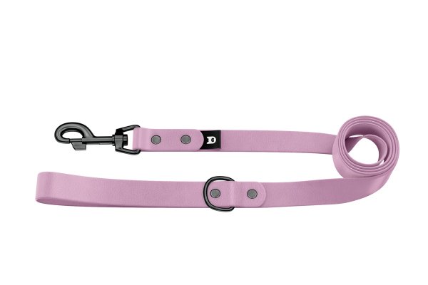 Dog Leash Basic: Lilac with Black components
