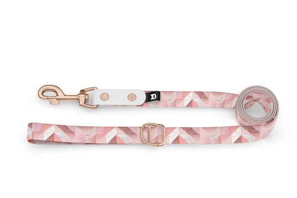 Adjustable Dog Leash City Pinkmarble