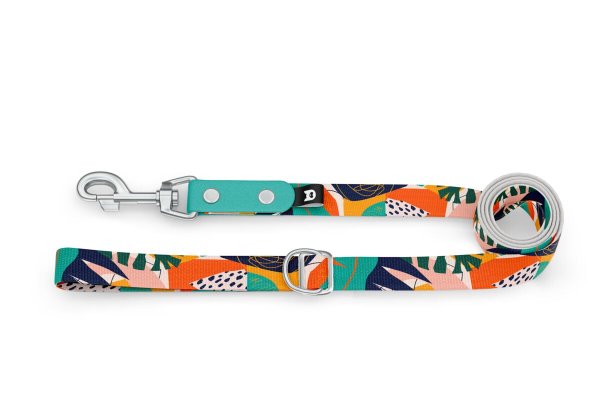 Adjustable Dog Leash City Teal