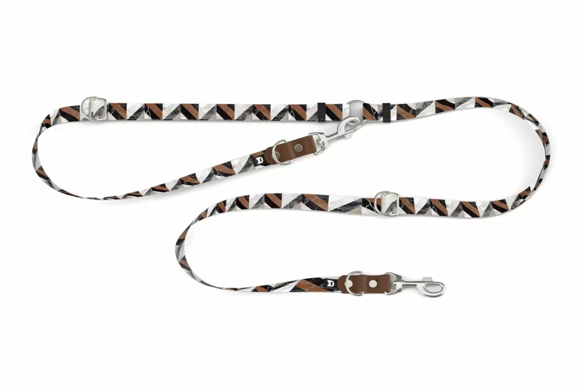 8-in-1 hands free dog leash Cross Mocca
