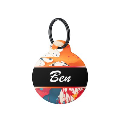 Dog ID tag Collection Splash