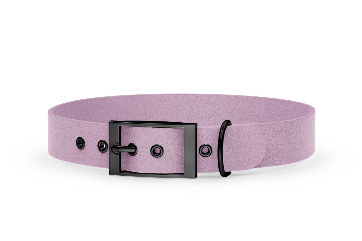 Dog Collar Adventure: Lilac with Black