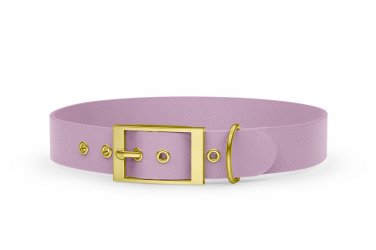Dog Collar Adventure: Lilac with Gold