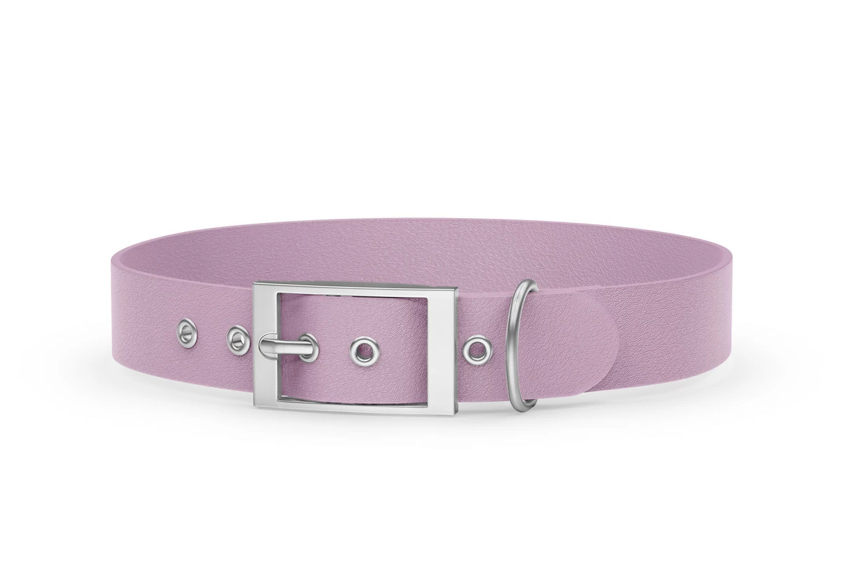 Dog Collar Adventure: Lilac with Silver