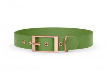 Dog Collar Adventure: Olive with Rosegold