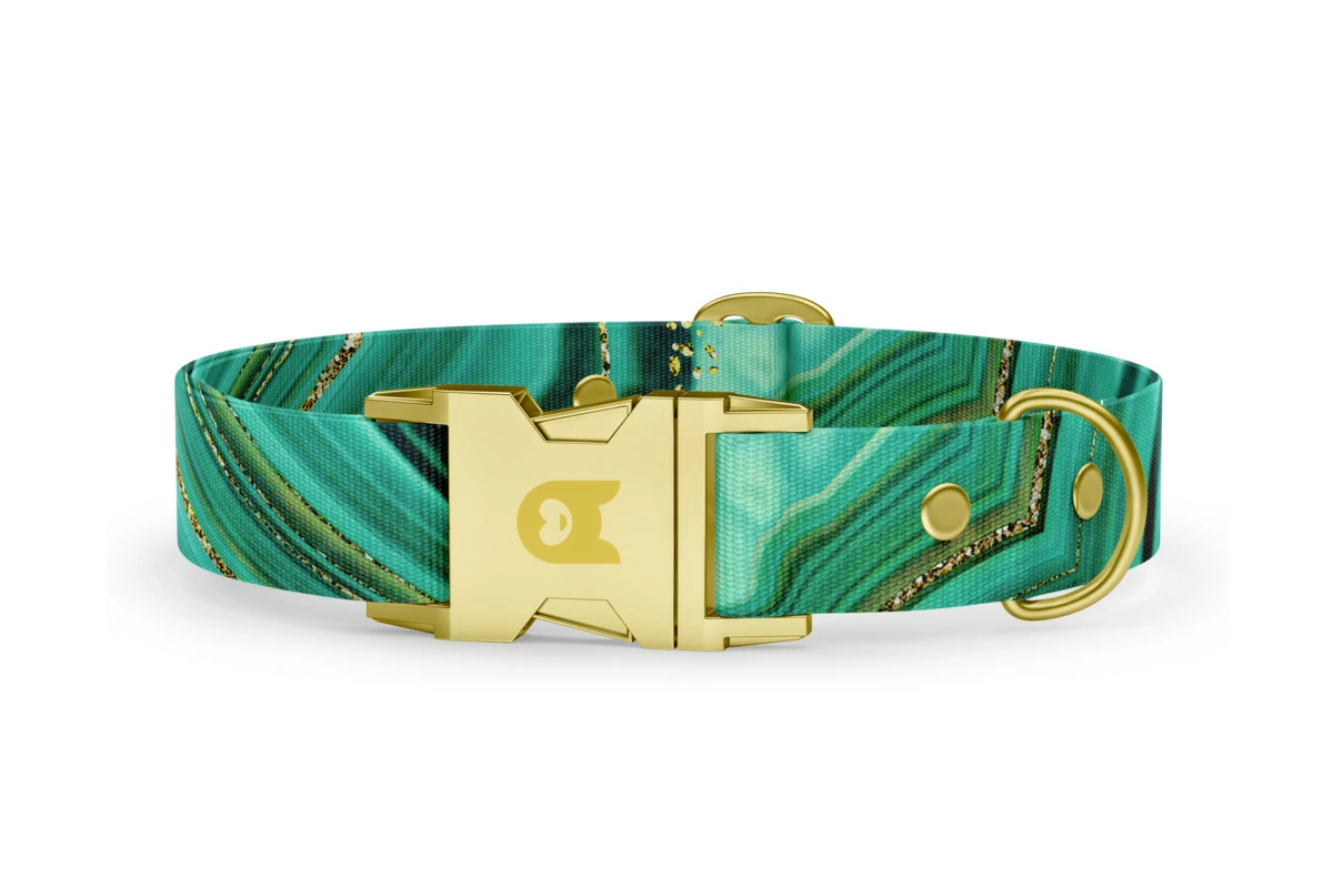 Dog collar Basic Collection Jade