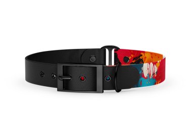 Dog collar Duo Collection Splash