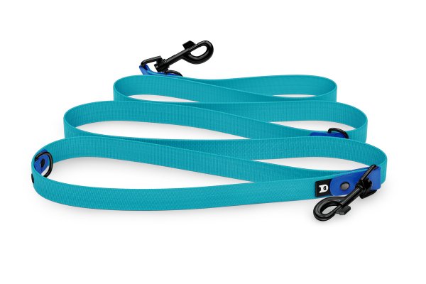 Dog Leash Reduce: Blue & Pastel green with Black components