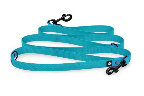 Dog Leash Reduce: Light blue & Pastel green with Black components