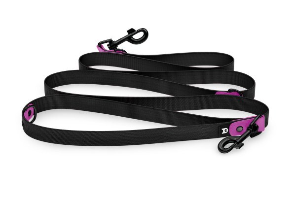 Dog Leash Reduce: Light purple & black with Black components