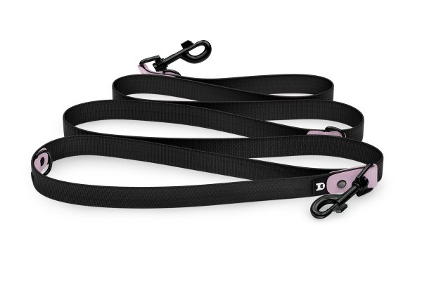 Dog Leash Reduce: Lilac & black with Black components