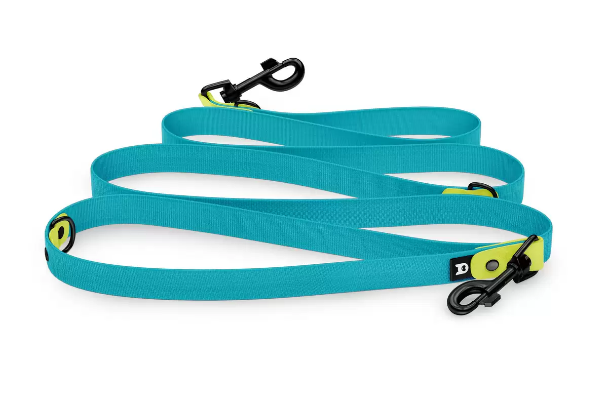 Dog Leash Reduce: Neon yellow & Pastel green with Black components