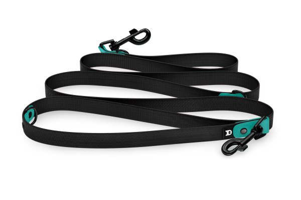 Dog Leash Reduce: Pastel green & black with Black components