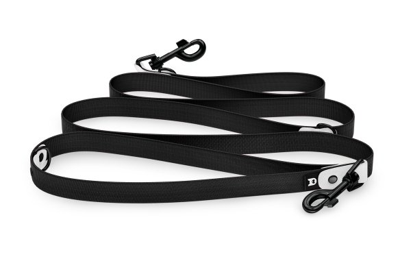 Dog Leash Reduce: White & black with Black components